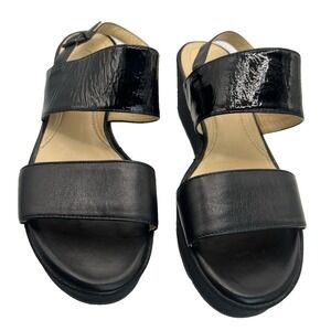 Nurture Wedge Sandal Comfort Classic Closet Staple Black Size 9 1/2